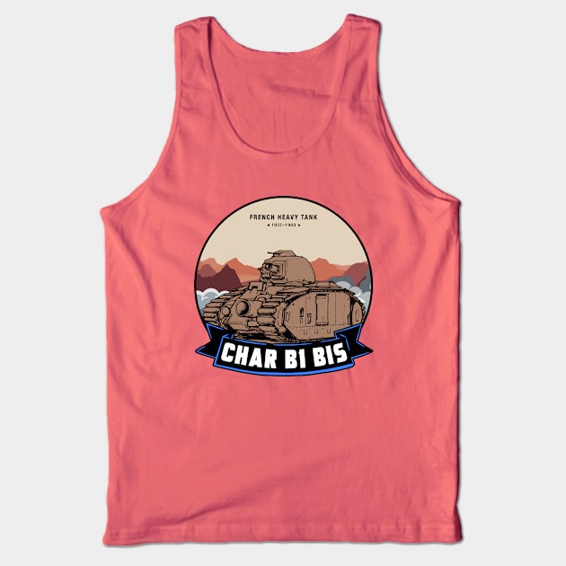 CHAR B1 bis Tank Top by theanomalius_merch